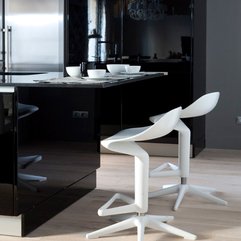 Best Inspirations : 10 Elegant Black And White Apartment Interior Design Hot Style - Karbonix