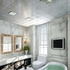 3D Design Fantastic 3D Bathroom Design Planner With White Marble - Karbonix