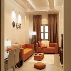 3d Interior Design With Brown Sofa  Excellent Idea   Copy - Karbonix