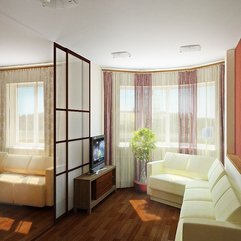 Best Inspirations : 3d Visualization Interior Design With Japanese Sliding Door Living Room - Karbonix
