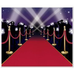 6ft Hollywood VIP Awards Night Red Carpet Party Wall Mural Poster - Karbonix