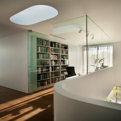 A Beautifully Modern White Home Library - Karbonix