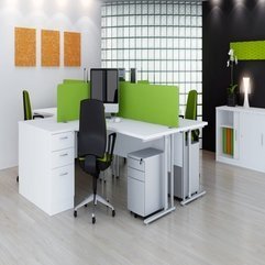 Best Inspirations : A Brilliant Idea Modern Office With Green Color - Karbonix