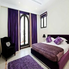 Best Inspirations : A Collection Of Purple Bedroom Design Ideas Chic White Walls - Karbonix