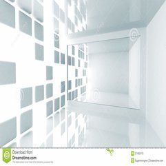 Abstract Architecture Empty White Modern Interior Royalty Free - Karbonix