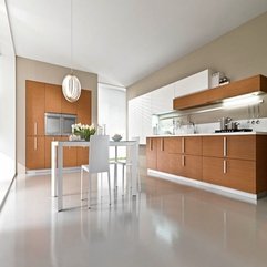 Best Inspirations : Accentuation Beautiful Roomy Kitchen Cabinetry Orange Color - Karbonix