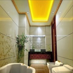 Adorable Modern Design Interior Of Stylish Bathroom Render - Karbonix