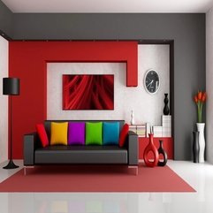 Amazing Home Interior Wih Colorful Pillow HD Wallpaper Wallpapers - Karbonix