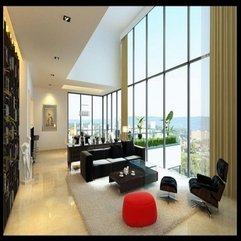 Best Inspirations : Amazing Modern Apartment With Spacious Living Room And Glass Wall - Karbonix
