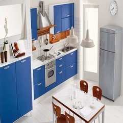 Amazing Modern Modern Kitchen With Blue Color - Karbonix