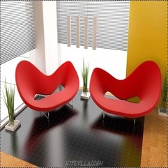 Best Inspirations : Amazing Modern Modern Living Room With Red Color - Karbonix