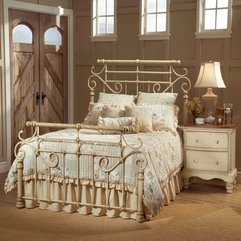 Best Inspirations : Antique Bedroom Design With Iron Bed Picture - Karbonix