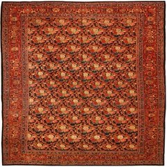 Antique Bidjar Persian Rug 43407 Nazmiyal Collection - Karbonix