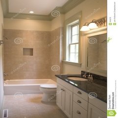 Antique Calm Bathroom Tile Stone VangViet Interior Design - Karbonix