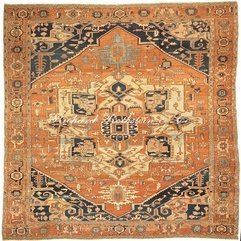 Antique Serapi Carpet Antrr855 - Karbonix