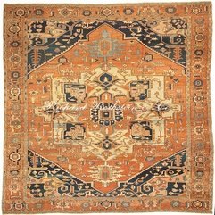 Antique Serapi Carpet Antrr855 - Karbonix