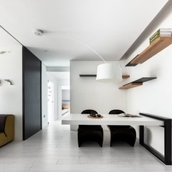 Apartment Adorable Apartment Z Design With White Cylinder Ceiling - Karbonix