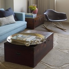 Best Inspirations : Apartment Antique Brass Tray Existence Put On Rustic Coffee Table - Karbonix