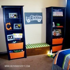 Apartment Awesome Blue And Orange Kids Storage Furniture And - Karbonix