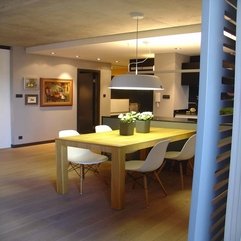 Apartment Elegant Dining Room Interior Design Idea Applied In - Karbonix