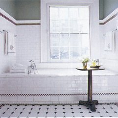 Best Inspirations : Apartment Gorgeous Vintage Bathroom Tile Patterns Also Foxy White - Karbonix
