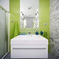 Apartment Magical Look Like Of The Bathroom Area With Super White - Karbonix