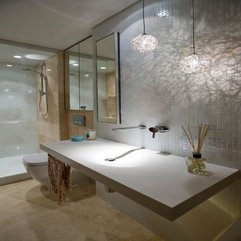 Apartment Modern Interior Bathroom Design With Excellent Large - Karbonix