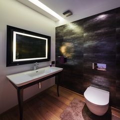 Apartment Neutral Bathroom Color Backlit Mirror Stunning Two - Karbonix