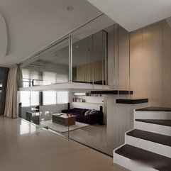 Best Inspirations : Apartment Small Apartment Open Plan And Loft Bedroom Design - Karbonix