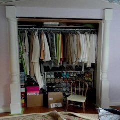 Best Inspirations : Apartment Stunning Apartment Closet Ideas With Unique Chair - Karbonix