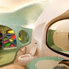 Best Inspirations : Apartment Unique Organic House Interior For Bathroom Design Used - Karbonix