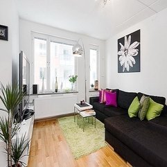 Apartment White Living Rooms Decorating Ideas - Karbonix