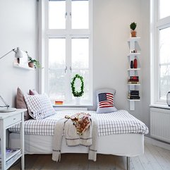 Best Inspirations : Apartment With Bed Stylish Swedish - Karbonix