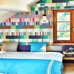 Apartments Colorful Scheme For Apartment Bedroom With Wooden - Karbonix