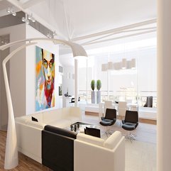 Apartments Contemporary White Apartment Interior Design Black - Karbonix