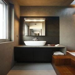 Best Inspirations : Apartments Fantastic Apartment Bathroom White Sink With Wooden - Karbonix