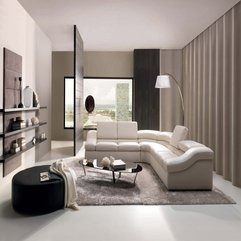 Best Inspirations : Apartments Minimalist Apartment Design With Plain White Sofa And - Karbonix