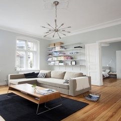 Best Inspirations : Apartments Scandinavian Apartment Design With Comfortable Sofa - Karbonix