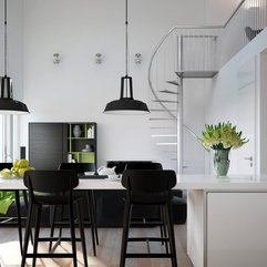 Best Inspirations : Apartments Spiral Staircase In Contemporary Home Interior With - Karbonix