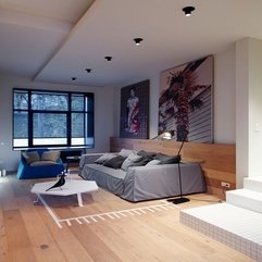 Best Inspirations : Apartments White Steps Grey Wall Room Interior Decor Limitation - Karbonix