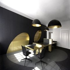 Appliances Wonerful Black And Gold Charming Home Office Interior - Karbonix