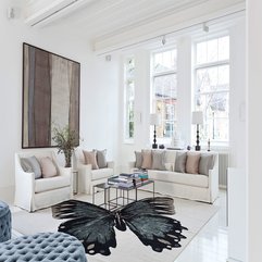 Architecture All White Interior Living Room Color Decorating - Karbonix