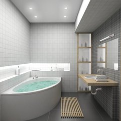Best Inspirations : Architecture Beautiful Luxurious White Corner Bathtub With - Karbonix