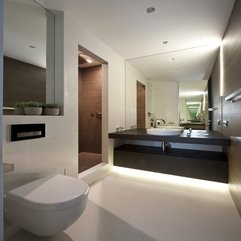 Best Inspirations : Architecture Black Wooden Vanities Modern Apartment Bathroom - Karbonix