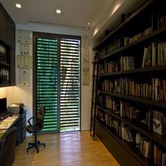 Architecture Chic Study Room With Versatile Built In Wall - Karbonix