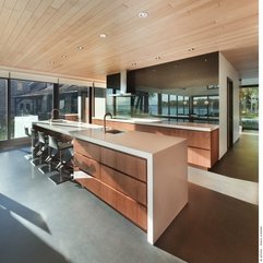 Best-inspirations : Architecture Comfortable Neat Simple Kitchen With Wide Island ~ Karbonix