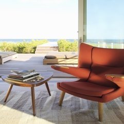 Best-inspirations : Architecture Comfortable Red Chair And Wooden Table On The Wooden ~ Karbonix