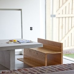 Architecture Creative Wooden Bench Designed With Foot Rest Ad - Karbonix