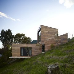 Architecture Downside House Overlooking City View With Timber - Karbonix
