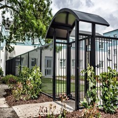 Best Inspirations : Architecture Extraordinary Black Steel Fence With Fascinating - Karbonix